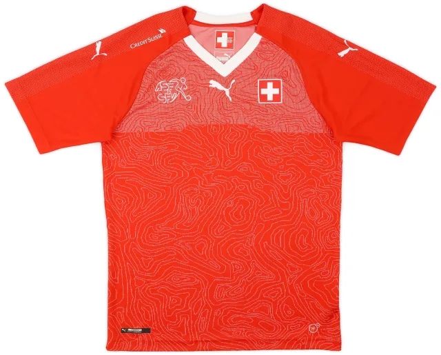 Puma 2018-20 Switzerland Home Shirt - 9/10 - (S)