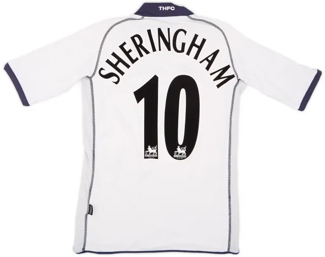 Kappa 2002-04 Tottenham Home Shirt Sheringham #10 - 5/10 - (S)