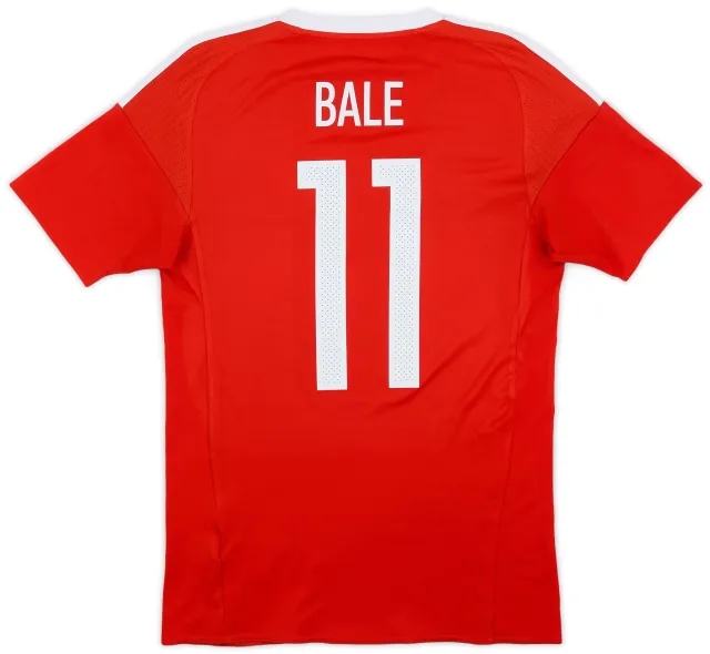 Umbro 2016-17 Wales Home Shirt Bale #11 - 9/10 - (S)