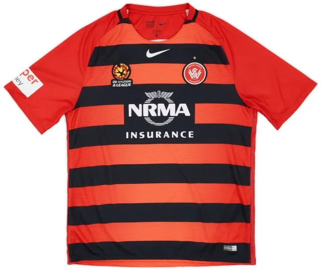 Nike 2016-17 Western Sydney Wanderers Home Shirt - 8/10 - (XL)