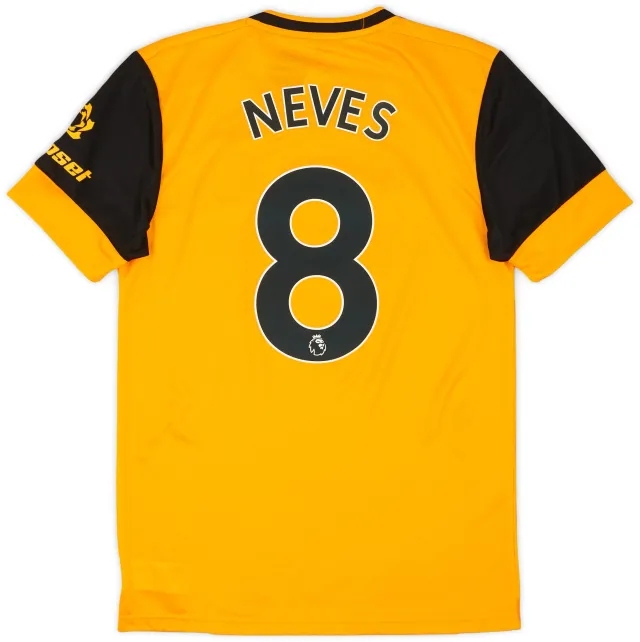 adidas 2020-21 Wolves Home Shirt Neves #8 (S)