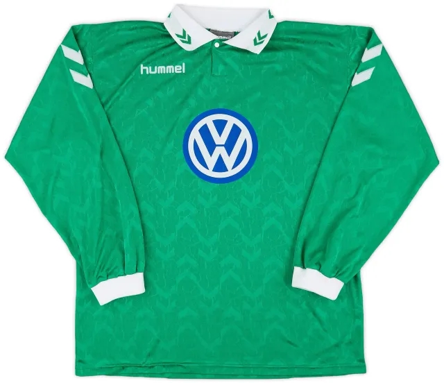 Hummel 1998-00 Wolfsburg Women Match Issue Home Shirt #19