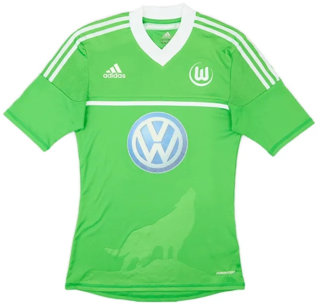 adidas 2012-13 Wolfsburg Authentic Home Shirt - 7/10 - (S)