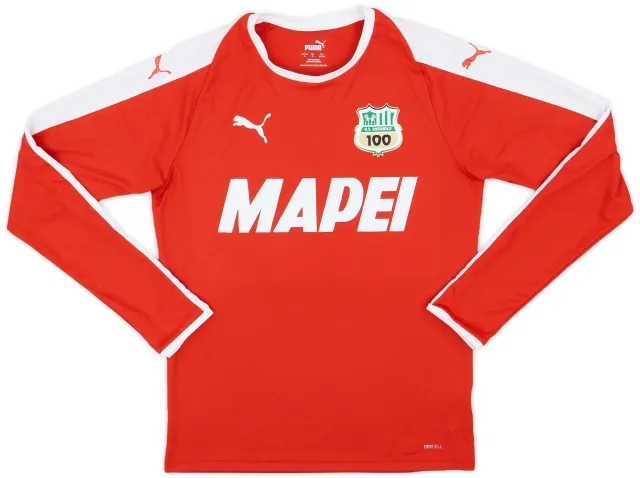 2020-21 Sassuolo Puma 'Centenary' Training L/S Shirt - 8/10 - (S)