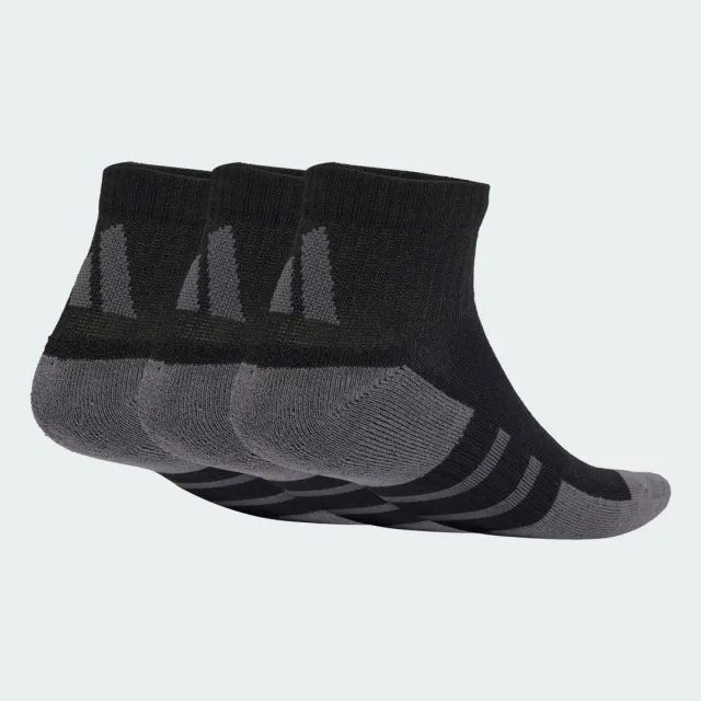 Adidas Running Essentials Ankle Socks In Black And Grey 3 Pack-Multi