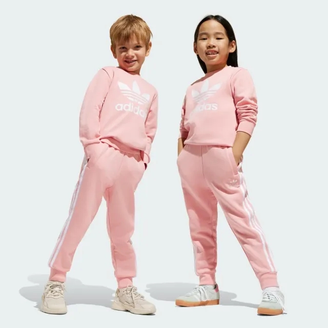 adidas Originals Girls' Trefoil Crew Tracksuit Children - Semi Pink Spark - Kids
