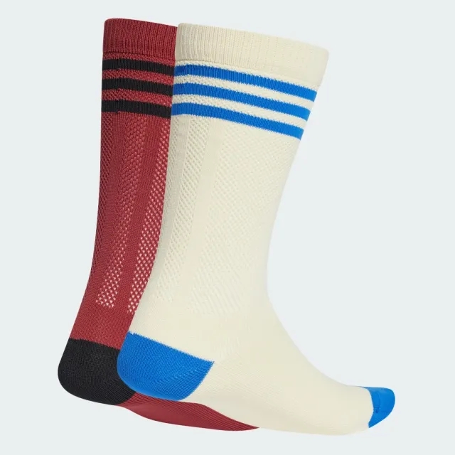 Adidas Originals Texture 2 Pack Socks In Multi