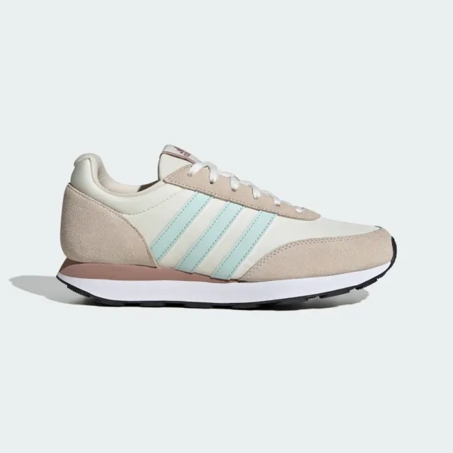 adidas Women's Run 60s 3.0 Trainers - Off White/Halo Mint/Wonder White -  Size: UK 8