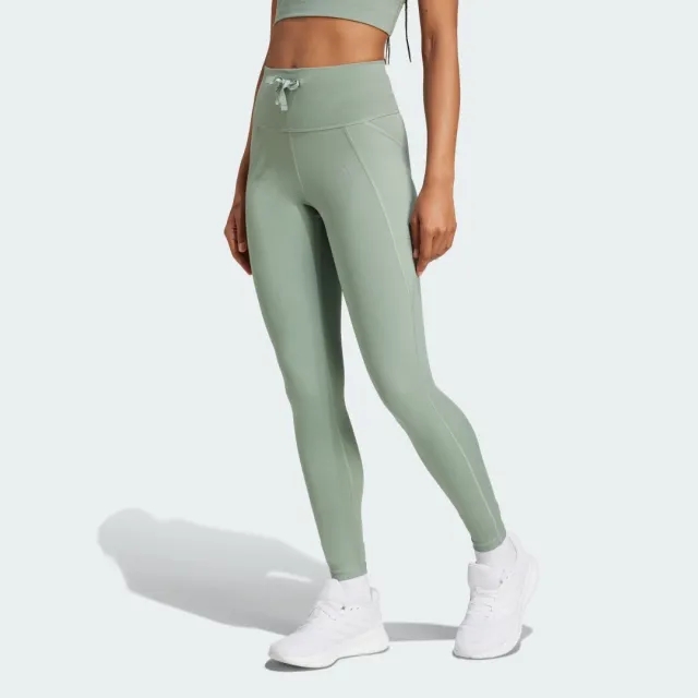 Adidas Running Essentials 7/8 Leggings In Green
