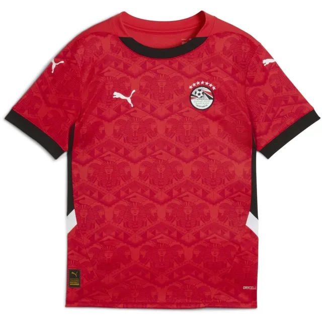 Puma Egypt Home Shirt Africa Cup Of Nations 2025 Kids - ['Red']