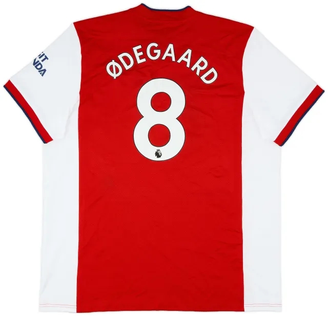 Nike 2021-22 Arsenal Home Shirt Odegaard #8 (XXL)