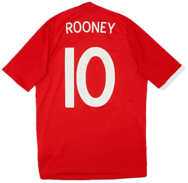 Umbro 2010-11 England Away Shirt Rooney #10 - 5/10 - (S)