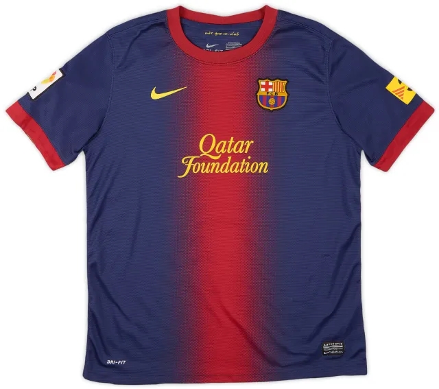 Nike 2012-13 Barcelona Home Shirt - 8/10 - (XL.Boys)
