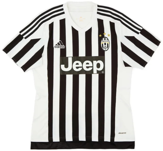 adidas 2015-16 Juventus Home Shirt - 5/10 - (M)