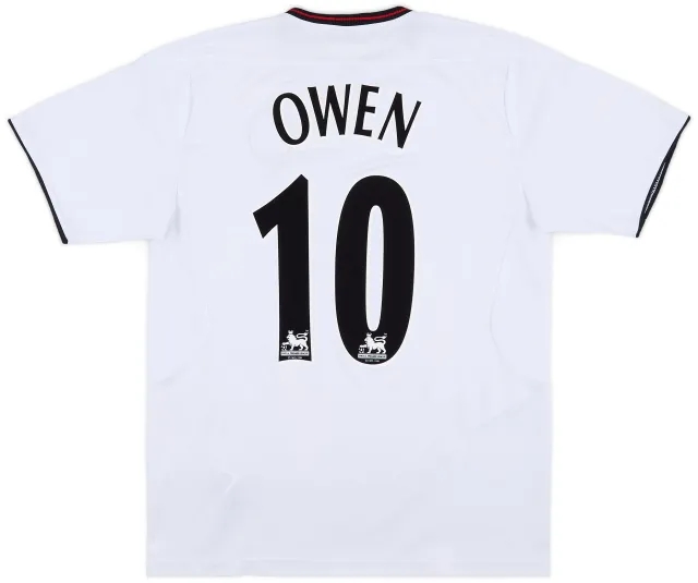 Reebok 2003-04 Liverpool Away Shirt Owen #10 - 9/10 - (M)