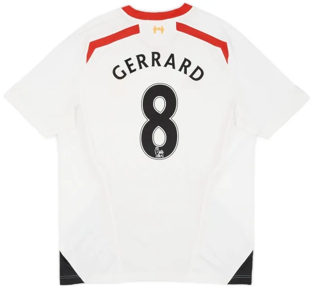 2013-14 Liverpool Away Shirt Gerrard #8 - 6/10 - (XXL)