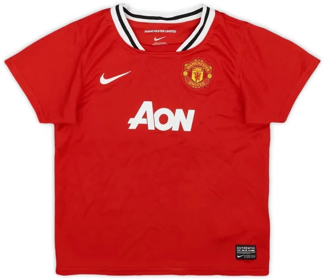 Nike 2011-12 Manchester United Home Shirt J.S. Park #13 - 6/10 - (L)