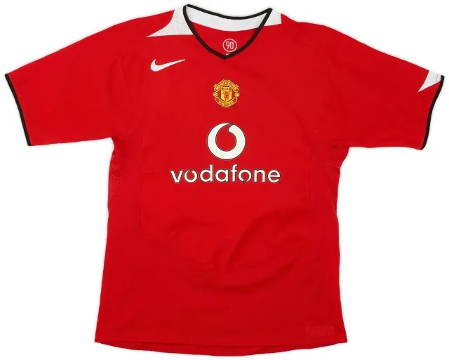 Nike 2004-06 Manchester United Home Shirt - 6/10 - (S.Boys)