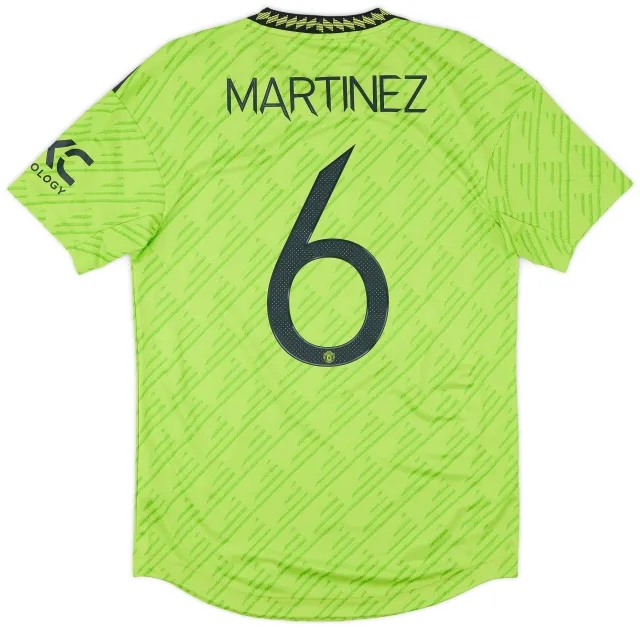adidas 2022-23 Manchester United Authentic Third Shirt Martinez #6 (S)