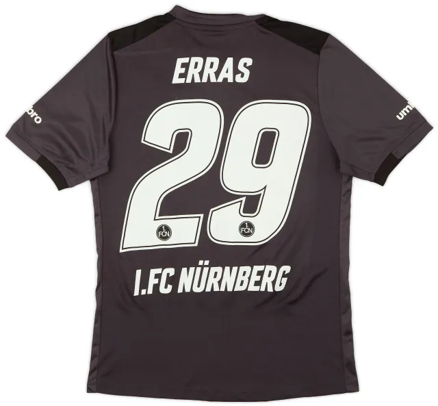 Umbro 2016-17 Nurnberg Third Shirt Erras #29 - 7/10 - (XL.Boys)