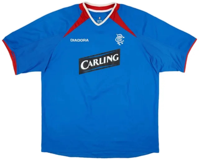 Diadora 2003-05 Rangers Home Shirt - 7/10 - (XL)