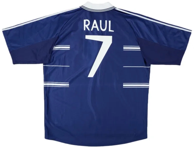 adidas 1998-99 Real Madrid Away Shirt Raul #7 (XL)