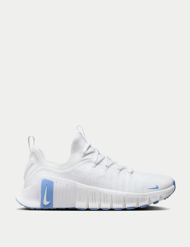 Nike Women's Free Metcon 6 Training Shoes - White/Royal Pulse -  Size: UK 8