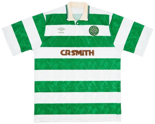 Umbro 1989-91 Celtic Home Shirt - 6/10 - (L)