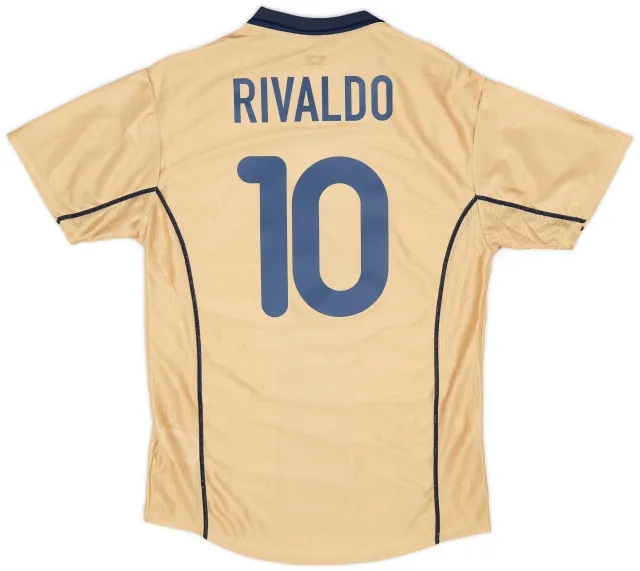 Nike 2001-03 Barcelona Prototype Away Shirt Rivaldo #10 (S)