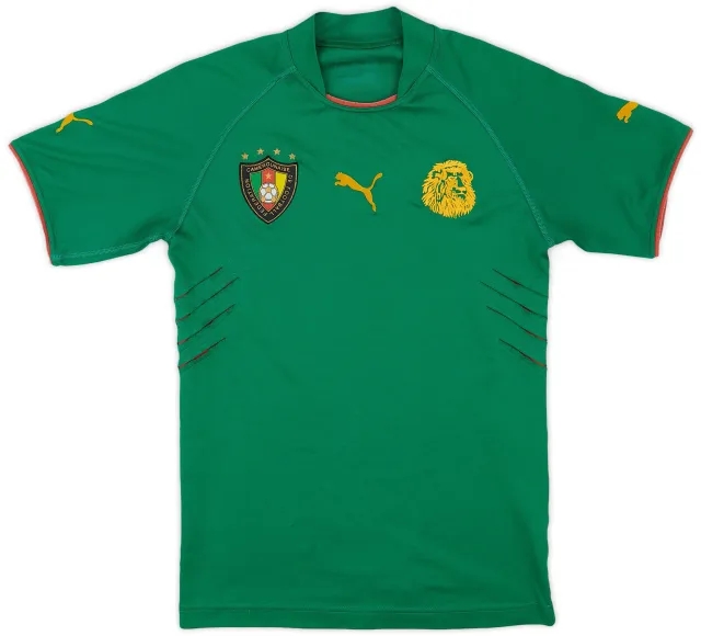 Puma 2004-06 Cameroon Home Shirt - 6/10 - (XL.Boys)