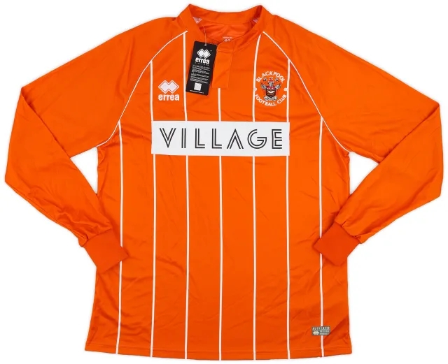 Errea 2015-16 Blackpool Home L/S Shirt (XL)
