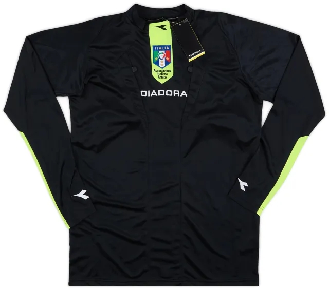 2009-10 Italy Diadora Referee L/S Shirt (S)