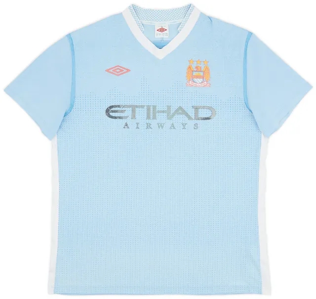 Umbro 2011-12 Manchester City Home Shirt - 3/10 - (L)