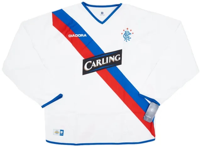 Diadora 2004-05 Rangers Away L/S Shirt (XL)