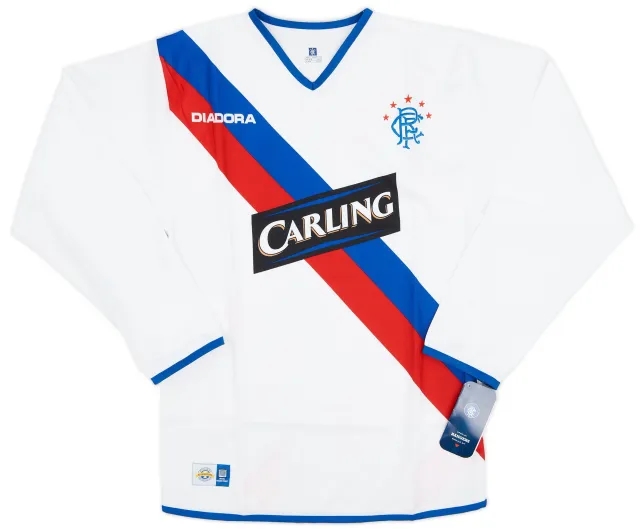 Diadora 2004-05 Rangers Away L/S Shirt (S)