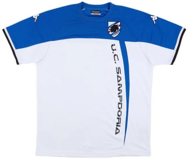 2008-09 Sampdoria Kappa Training Shirt - 10/10 - (L)
