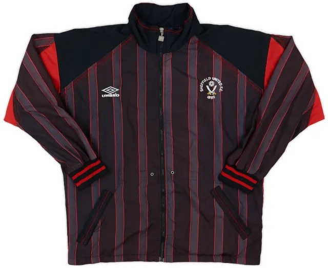 1991-92 Sheffield United Umbro Track Jacket - 9/10 - (M)