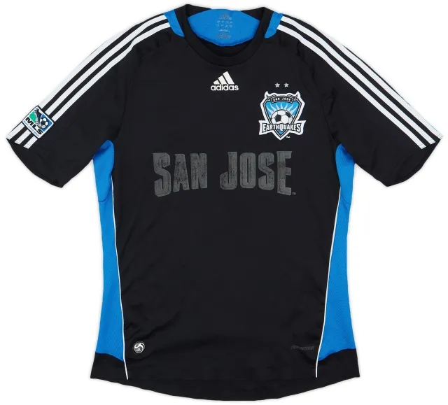 adidas 2008-09 San Jose Earthquakes Authentic Home Shirt - 4/10 - (L)