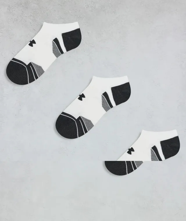 Under Armour Ua Performance Tech No Show Socks (3 Pack)
