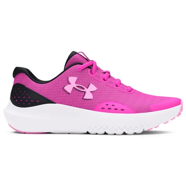 Girls' Grade School  Under Armour  Surge 4 Running Shoes Vivid Magenta / Black / Stellar Pink 6*