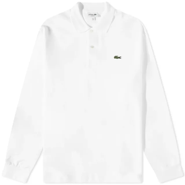 Lacoste Men's Long Sleeve Classic Polo White
