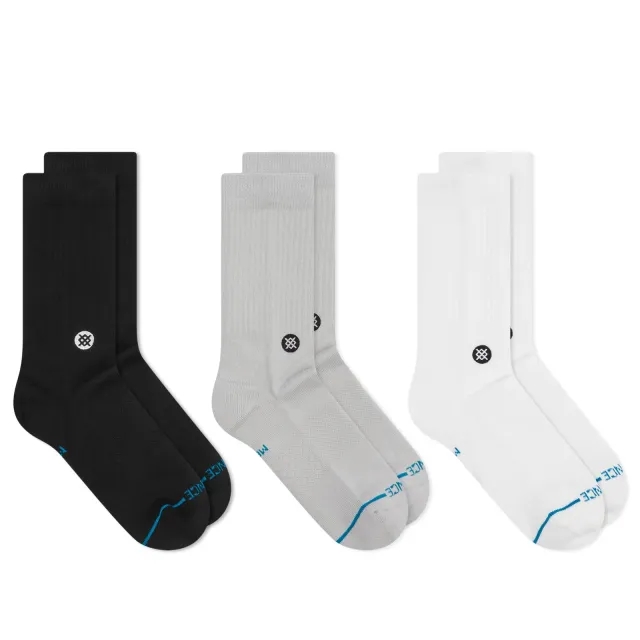 Stance for E by END. Basic Crew 3-Pack Multi