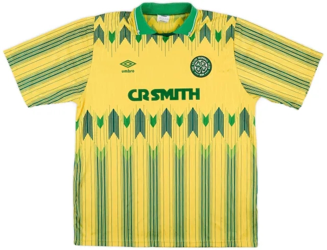Umbro 1989-91 Celtic Away Shirt - 9/10 - (L)