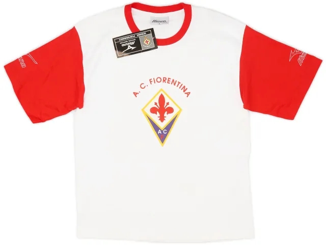 2001-02 Fiorentina Mizuno Cotton Tee (S)