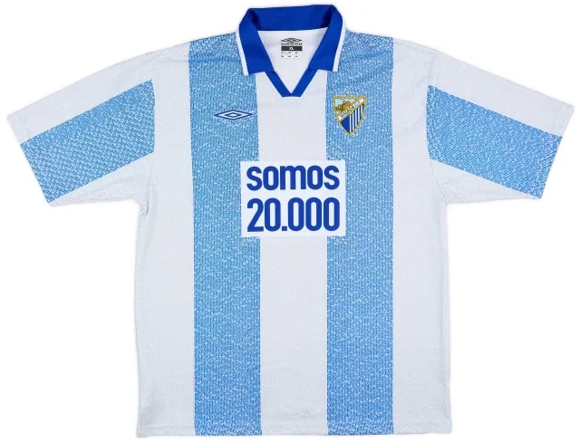 Umbro 2004-05 Malaga 'Somos 20.000' Home Shirt - 10/10 - (XL)