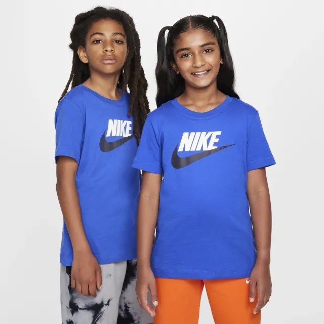 Nike Sportswear Older Kids' T-Shirt - Blue - Cotton