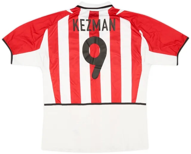 Nike 2002-03 PSV Home Shirt Kezman #9 - 8/10 - (XL)