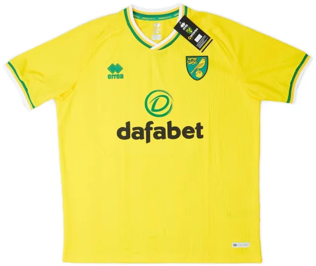 Errea 2020-21 Norwich City Home Shirt (XL)