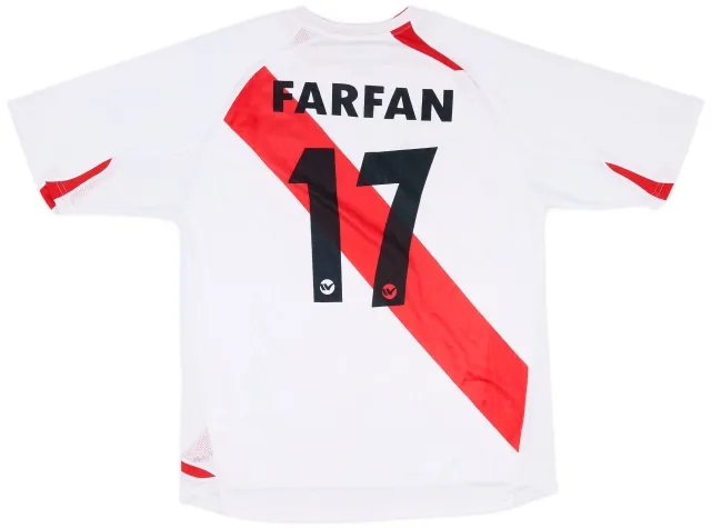 2007-09 Peru Home Shirt Farfan #17 - 6/10 - (L)