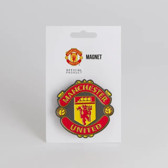 FOCO Manchester United Crest Bottle Opener Magnet Red